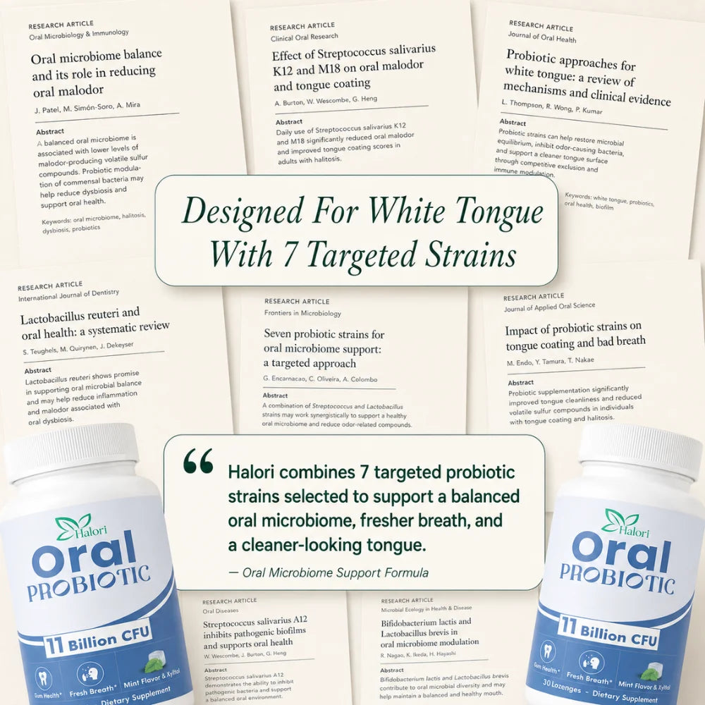 Halori™ Oral Probiotic fix tonsil stones at the source
